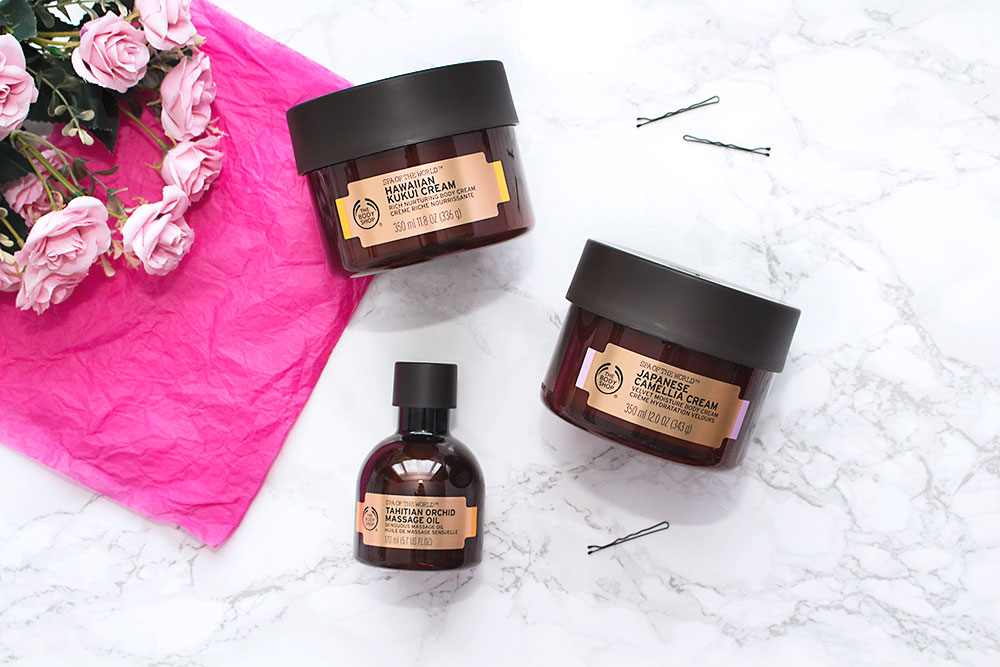 The Body Shop // Spa Of The World Collection.