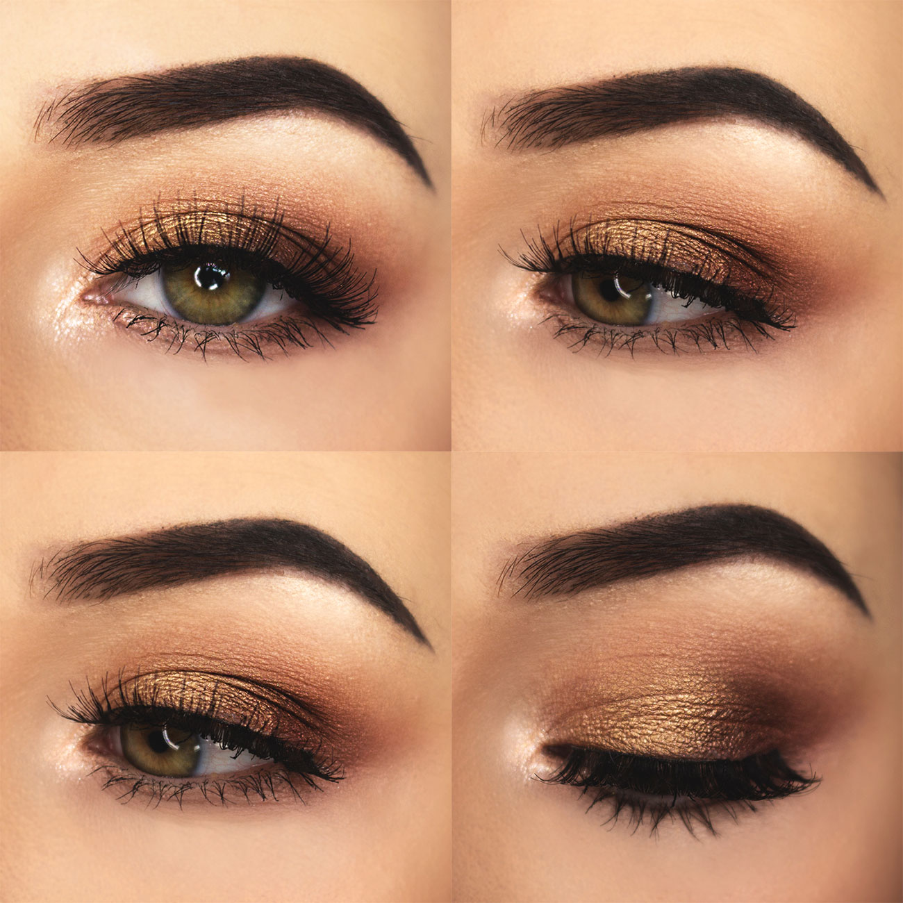 Warm Summer Eye Makeup.