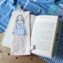 Stripey Swimmer Bookmark