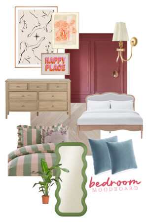 bedroom moodboard